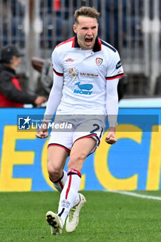 2024-03-03 - Cagliari Calcio's midfielder Jakub Jankto celebrates after scoring a goal - EMPOLI FC VS CAGLIARI CALCIO - ITALIAN SERIE A - SOCCER