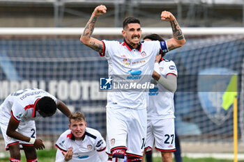 2024-03-03 - Cagliari Calcio's midfielder Alessandro Deiola celebrates - EMPOLI FC VS CAGLIARI CALCIO - ITALIAN SERIE A - SOCCER