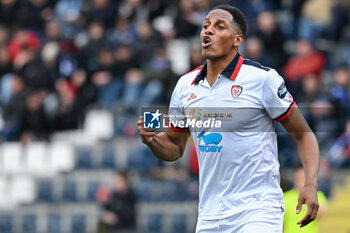 2024-03-03 - Cagliari Calcio's defender Jerry Mina reacts - EMPOLI FC VS CAGLIARI CALCIO - ITALIAN SERIE A - SOCCER