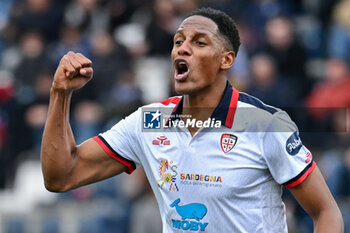 2024-03-03 - Cagliari Calcio's defender Jerry Mina reacts - EMPOLI FC VS CAGLIARI CALCIO - ITALIAN SERIE A - SOCCER