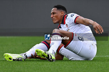 2024-03-03 - Cagliari Calcio's defender Jerry Mina injured - EMPOLI FC VS CAGLIARI CALCIO - ITALIAN SERIE A - SOCCER