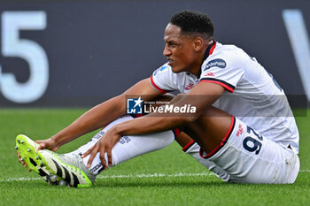 2024-03-03 - Cagliari Calcio's defender Jerry Mina injured - EMPOLI FC VS CAGLIARI CALCIO - ITALIAN SERIE A - SOCCER