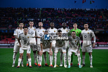 2024-03-02 - Lineup of AS Roma during the Italian Serie A football match between AC Monza and Inter AS Roma on 2 of March 2024 at U-Power stadium in Monza, Italy. Photo Tiziano Ballabio - AC MONZA VS AS ROMA - ITALIAN SERIE A - SOCCER