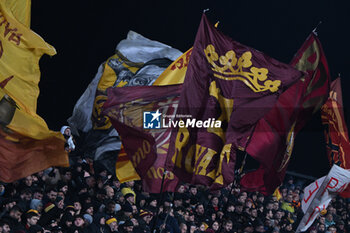 2024-03-02 - AS Roma supporters during the Italian Serie A football match between AC Monza and AS Roma on 2 of March 2024 at U-Power stadium in Monza, Italy. Photo Tiziano Ballabio - AC MONZA VS AS ROMA - ITALIAN SERIE A - SOCCER