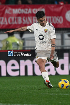 2024-03-02 - Paulo Dybala of AC Roma scores a goal during the Italian Serie A football match between AC Monza and AS Roma on 2 of March 2024 at U-Power stadium in Monza, Italy. Photo Tiziano Ballabio - AC MONZA VS AS ROMA - ITALIAN SERIE A - SOCCER
