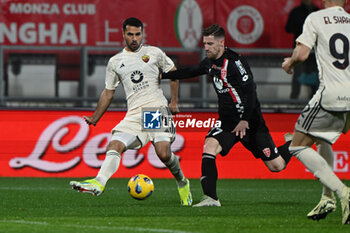 2024-03-02 - Zeki Celik of AS Roma during the Italian Serie A football match between AC Monza and Inter AS Roma on 2 of March 2024 at U-Power stadium in Monza, Italy. Photo Tiziano Ballabio - AC MONZA VS AS ROMA - ITALIAN SERIE A - SOCCER