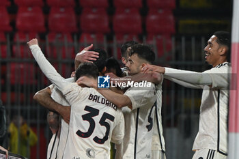 2024-03-02 - Team of AS Roma during the Italian Serie A football match between AC Monza and Inter AS Roma on 2 of March 2024 at U-Power stadium in Monza, Italy. Photo Tiziano Ballabio - AC MONZA VS AS ROMA - ITALIAN SERIE A - SOCCER