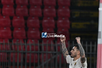 2024-03-02 - Leandro Paredes of AS Roma celebrating after a goal during the Italian Serie A football match between AC Monza and Inter AC Roma on 2 of March 2024 at U-Power stadium in Monza, Italy. Photo Tiziano Ballabio - AC MONZA VS AS ROMA - ITALIAN SERIE A - SOCCER