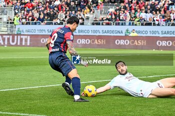 2024-03-09 - Gianluca Lapadula of Cagliari Calcio Goal - CAGLIARI CALCIO VS US SALERNITANA - ITALIAN SERIE A - SOCCER