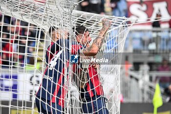 2024-03-09 - Gianluca Lapadula of Cagliari Calcio, Esultanza, Joy After scoring goal, - CAGLIARI CALCIO VS US SALERNITANA - ITALIAN SERIE A - SOCCER