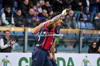 2024-03-09 - Gianluca Lapadula of Cagliari Calcio, Esultanza, Joy After scoring goal, - CAGLIARI CALCIO VS US SALERNITANA - ITALIAN SERIE A - SOCCER