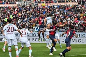 2024-03-09 - Yerri Mina of Cagliari Calcio - CAGLIARI CALCIO VS US SALERNITANA - ITALIAN SERIE A - SOCCER
