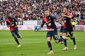 2024-03-09 - Gianluca Gaetano of Cagliari Calcio Esultanza, Joy After scoring goal, - CAGLIARI CALCIO VS US SALERNITANA - ITALIAN SERIE A - SOCCER
