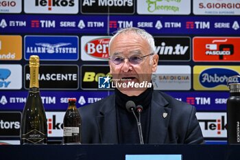 2024-03-09 - Claudio Ranieri Mister of Cagliari Calcio, Conferenza Stampa, Press Conference - CAGLIARI CALCIO VS US SALERNITANA - ITALIAN SERIE A - SOCCER