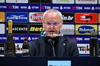 2024-03-09 - Claudio Ranieri Mister of Cagliari Calcio, Conferenza Stampa, Press Conference - CAGLIARI CALCIO VS US SALERNITANA - ITALIAN SERIE A - SOCCER