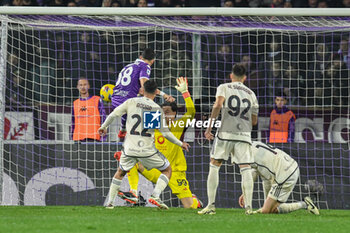 2024-03-10 - Rolando Mandragora (Fiorentina) scores the 2-1 goal - ACF FIORENTINA VS AS ROMA - ITALIAN SERIE A - SOCCER