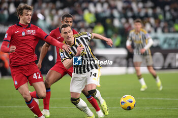 2024-03-10 - Giorgio Scalvini (Atalanta FC) vs Arkadiusz Milik (Juventus FC) - JUVENTUS FC VS ATALANTA BC - ITALIAN SERIE A - SOCCER