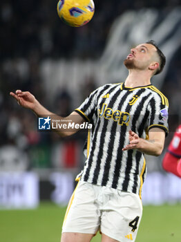 2024-03-10 - Federico Gatti (Juventus FC) control the ball on air - JUVENTUS FC VS ATALANTA BC - ITALIAN SERIE A - SOCCER