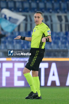 2024-03-11 - Gianluca Aureliano referee during the Italian Football Championship League A 2023/2024 match between SS Lazio vs Udinese Calcio  at the Olimpic Stadium in Rome on 11 March 2024. - SS LAZIO VS UDINESE CALCIO - ITALIAN SERIE A - SOCCER
