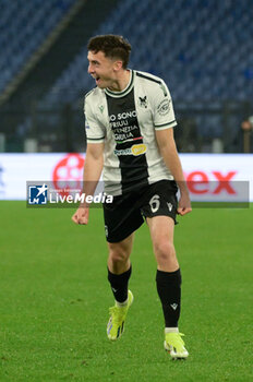 2024-03-11 - Oier Zarraga (Udinese Calcio); celebrates after scoring the goal 1-2 during the Italian Football Championship League A 2023/2024 match between SS Lazio vs Udinese Calcio  at the Olimpic Stadium in Rome on 11 March 2024. - SS LAZIO VS UDINESE CALCIO - ITALIAN SERIE A - SOCCER