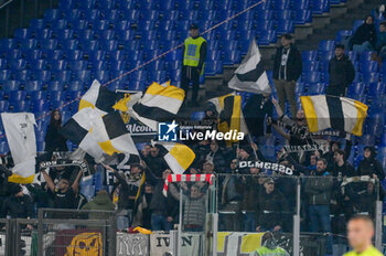 2024-03-11 - Udinese Calcio supporters during the Italian Football Championship League A 2023/2024 match between SS Lazio vs Udinese Calcio  at the Olimpic Stadium in Rome on 11 March 2024. - SS LAZIO VS UDINESE CALCIO - ITALIAN SERIE A - SOCCER