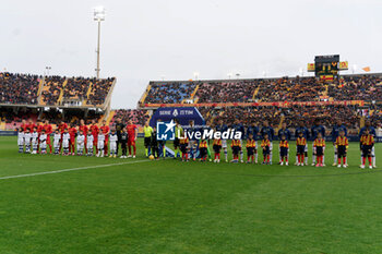 2024-03-10 - US Lecce and Hellas Verona teams lined up - US LECCE VS HELLAS VERONA FC - ITALIAN SERIE A - SOCCER