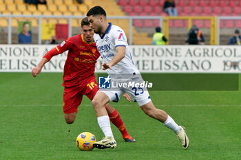 2024-03-10 - Suat Serdar of Hellas Verona in action against Joan Gonzalez of US Lecce - US LECCE VS HELLAS VERONA FC - ITALIAN SERIE A - SOCCER