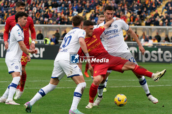 2024-03-10 - Roberto Piccoli of US Lecce in action against Diego Coppola of Hellas Verona - US LECCE VS HELLAS VERONA FC - ITALIAN SERIE A - SOCCER