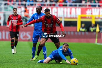 2024-03-10 - Ruben Loftus-Cheek of AC Milan competes for the ball with Ardian Ismajli of Empoli FC during Serie A 2023/24 football match between AC Milan and Empoli FC at San Siro Stadium, Milan, Italy on March 10, 2024 - AC MILAN VS EMPOLI FC - ITALIAN SERIE A - SOCCER