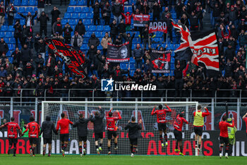 2024-03-10 - AC Milan players celebrate the victory at the end of the match during Serie A 2023/24 football match between AC Milan and Empoli FC at San Siro Stadium, Milan, Italy on March 10, 2024 - AC MILAN VS EMPOLI FC - ITALIAN SERIE A - SOCCER