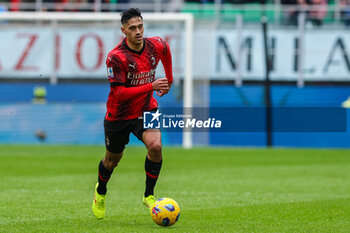 2024-03-10 - Tijjani Reijnders of AC Milan seen in action during Serie A 2023/24 football match between AC Milan and Empoli FC at San Siro Stadium, Milan, Italy on March 10, 2024 - AC MILAN VS EMPOLI FC - ITALIAN SERIE A - SOCCER