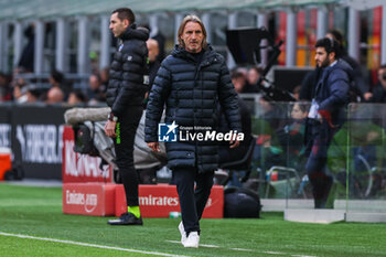2024-03-10 - Davide Nicola Head Coach of Empoli FC seen during Serie A 2023/24 football match between AC Milan and Empoli FC at San Siro Stadium, Milan, Italy on March 10, 2024 - AC MILAN VS EMPOLI FC - ITALIAN SERIE A - SOCCER