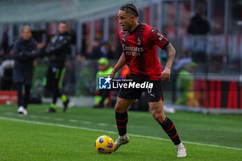 2024-03-10 - Noah Okafor of AC Milan seen in action during Serie A 2023/24 football match between AC Milan and Empoli FC at San Siro Stadium, Milan, Italy on March 10, 2024 - AC MILAN VS EMPOLI FC - ITALIAN SERIE A - SOCCER