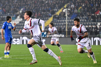 2024-03-15 - Bologna FC's midfielder Giovanni Fabbian celebrates after scoring a goal - EMPOLI FC VS BOLOGNA FC - ITALIAN SERIE A - SOCCER