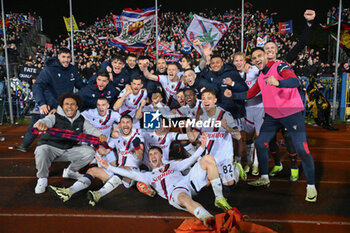 2024-03-15 - Bologna FC's players celebrate the victory - EMPOLI FC VS BOLOGNA FC - ITALIAN SERIE A - SOCCER