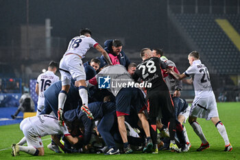 2024-03-15 - Bologna FC's players celebrate after a goal - EMPOLI FC VS BOLOGNA FC - ITALIAN SERIE A - SOCCER