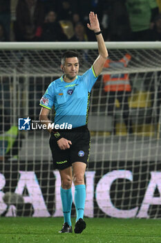 2024-03-16 - Referee Antonio Rapuano canceled the gol go Walid Cheddira of Frosinone Calcio for offside during the 29th day of the Serie A Championship between Frosinone Calcio vs S.S. Lazio, 16 March 2024 at the Benito Stirpe Stadium, Frosinone, Italy. - FROSINONE CALCIO VS SS LAZIO - ITALIAN SERIE A - SOCCER