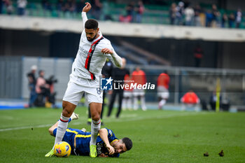 2024-03-17 - Milan's Ruben Loftus-Cheek hindered - HELLAS VERONA FC VS AC MILAN - ITALIAN SERIE A - SOCCER