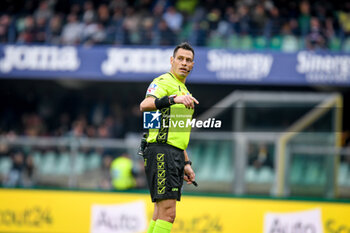 2024-03-17 - The referee of the match Maurizio Mariani - HELLAS VERONA FC VS AC MILAN - ITALIAN SERIE A - SOCCER
