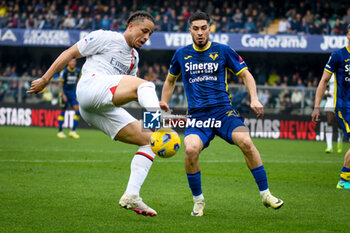 2024-03-17 - Milan's Noah Okafor In action - HELLAS VERONA FC VS AC MILAN - ITALIAN SERIE A - SOCCER