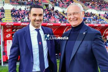 2024-03-16 - The head coach Claudio Ranieri (Cagliari Calcio) and The head coach Raffaele Palladino (AC Monza) - AC MONZA VS CAGLIARI CALCIO - ITALIAN SERIE A - SOCCER