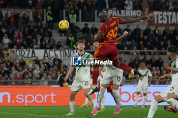 2024-03-17 - Romelu Lukaku (AS Roma);   during the Italian Football Championship League A 2023/2024 match between AS Roma vs US Sassuolo at the Olimpic Stadium in Rome on 17 March  2024. - AS ROMA VS US SASSUOLO - ITALIAN SERIE A - SOCCER