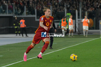 2024-03-17 - Roma’s Rick Karsdorp  during the Italian Football Championship League A 2023/2024 match between AS Roma vs US Sassuolo at the Olimpic Stadium in Rome on 17 March  2024. - AS ROMA VS US SASSUOLO - ITALIAN SERIE A - SOCCER