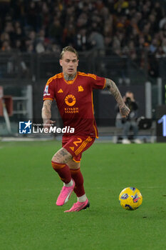 2024-03-17 - Roma’s Rick Karsdorp  during the Italian Football Championship League A 2023/2024 match between AS Roma vs US Sassuolo at the Olimpic Stadium in Rome on 17 March  2024. - AS ROMA VS US SASSUOLO - ITALIAN SERIE A - SOCCER