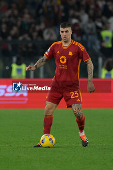 2024-03-17 - Roma’s Gianluca Mancini during the Italian Football Championship League A 2023/2024 match between AS Roma vs US Sassuolo at the Olimpic Stadium in Rome on 17 March  2024. - AS ROMA VS US SASSUOLO - ITALIAN SERIE A - SOCCER