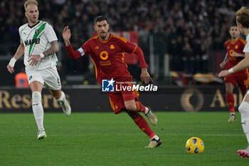2024-03-17 - Roma’s Lorenzo Pellegrini during the Italian Football Championship League A 2023/2024 match between AS Roma vs US Sassuolo at the Olimpic Stadium in Rome on 17 March  2024. - AS ROMA VS US SASSUOLO - ITALIAN SERIE A - SOCCER