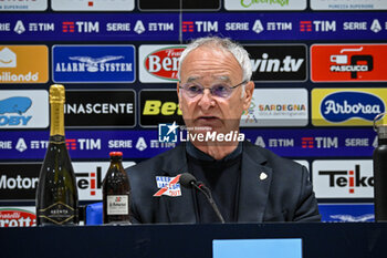 2024-04-01 - Claudio Ranieri Mister of Cagliari Calcio, Conferenza Stampa, Press Conference - CAGLIARI CALCIO VS HELLAS VERONA FC - ITALIAN SERIE A - SOCCER