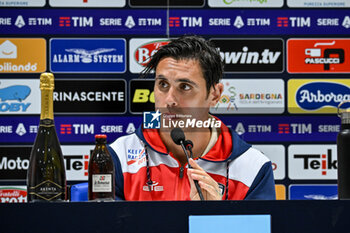 2024-04-01 - Nicolas Viola of Cagliari Calcio, Conferenza Stampa, Press Conference - CAGLIARI CALCIO VS HELLAS VERONA FC - ITALIAN SERIE A - SOCCER