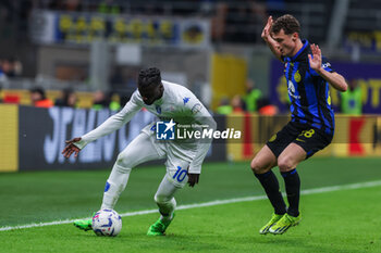 2024-04-01 - M'Baye Niang of Empoli FC seen in action during Serie A 2023/24 football match between FC Internazionale and Empoli FC at Giuseppe Meazza Stadium, Milan, Italy on April 01, 2024 - INTER - FC INTERNAZIONALE VS EMPOLI FC - ITALIAN SERIE A - SOCCER