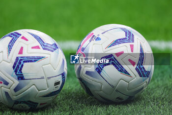 2024-04-01 - Orbita Puma Official Serie A matchball seen during Serie A 2023/24 football match between FC Internazionale and Empoli FC at Giuseppe Meazza Stadium, Milan, Italy on April 01, 2024 - INTER - FC INTERNAZIONALE VS EMPOLI FC - ITALIAN SERIE A - SOCCER